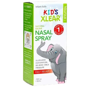 Thuốc Nasal Spray 22ml Kid's Xlear giảm áp xoang, làm sạch xoang mũi, rửa sạch bụi bẩn
