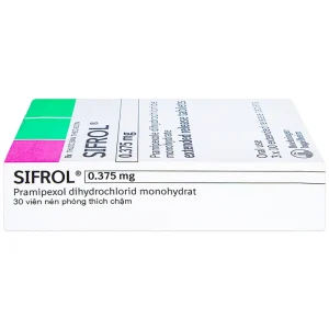 Thuốc Sifrol 0.375mg Boehringer điều trị bệnh parkinson (3 vỉ x 10 viên)