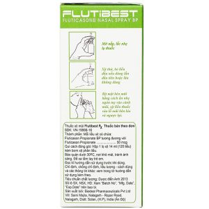 Xịt mũi Flutibest Biodeal điều trị viêm mũi dị ứng (120 liều)
