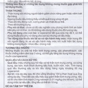 Viên nang cứng Lopradium 2mg Imexpharm điều trị tiêu chảy cấp, bù nước và chất điện giải (10 vỉ x 10 viên)