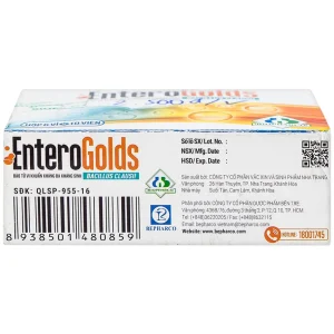 Thuốc EnteroGolds Biopharco điều trị và phòng ngừa rối loạn vi sinh đường ruột (60 viên)