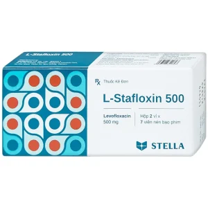 Thuốc L-Stafloxin 500 Stella điều trị nhiễm khuẩn (2 vỉ x 7 viên)