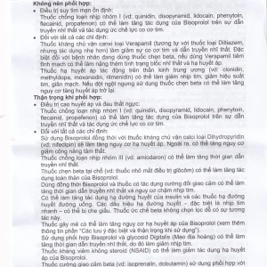 Thuốc Bisolota 5mg điều trị cao huyết áp (10 vỉ x 10 viên)