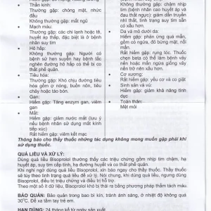 Thuốc Bisolota 5mg điều trị cao huyết áp (10 vỉ x 10 viên)