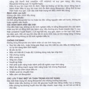 Thuốc Bisolota 5mg điều trị cao huyết áp (10 vỉ x 10 viên)