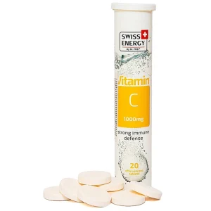Viên sủi Vitamin C 1000mg Swiss Energy tăng cường khả năng miễn dịch và giảm quá trình lão hóa (20 viên)