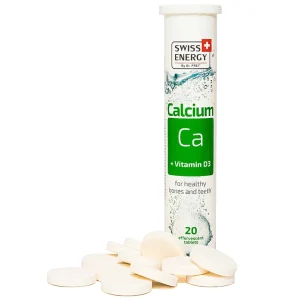 Viên sủi Calcium Ca + Vitamin D3 Swiss Energy hỗ trợ xương và răng phát triển khỏe mạnh (20 viên)