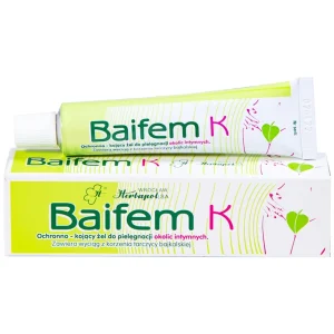 Gel thảo dược Baifem K Herbapol làm dịu nhẹ, giảm cảm giác khó chịu do ngứa, kích ứng, mẩn đỏ da (15g)