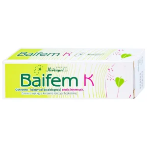 Gel thảo dược Baifem K Herbapol làm dịu nhẹ, giảm cảm giác khó chịu do ngứa, kích ứng, mẩn đỏ da (15g)