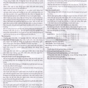 Thuốc Hasitec 5 Hasan điều trị tăng huyết áp, suy tim (3 vỉ x 10 viên)