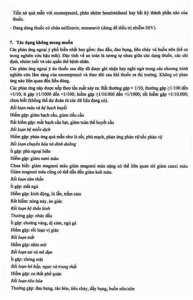 Thuốc Somexwell-40mg Micro điều trị trào ngược dạ dày (3 vỉ x 10 viên)