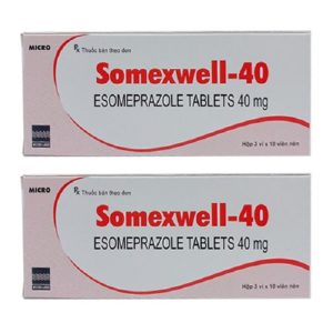 Thuốc Somexwell-40mg Micro điều trị trào ngược dạ dày (3 vỉ x 10 viên)
