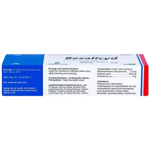 Thuốc mỡ Besalicyd Agimexpharm điều trị vẩy nến, viêm da dị ứng mãn tính (15g)