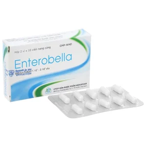 Thuốc Enterobella Mekophar điều trị và phòng ngừa rối loạn vi sinh đường ruột (2 vỉ x 10 viên)
