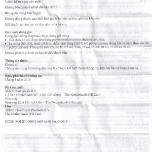 Siro Duphalac Abbott điều trị táo bón (200ml)