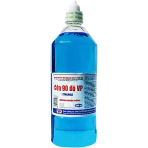 Cồn 90 độ VP màu xanh hỗ trợ tiệt trùng các dụng cụ y tế (1000ml)