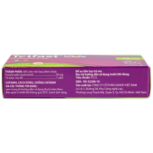 Thuốc Telfast Kids 30mg Sanofi điều trị viêm mũi dị ứng, mày đay cho trẻ em (1 vỉ x 10 viên)