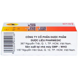 Dầu gió Nâu Pharmedic điều trị cảm cúm, sổ mũi, nghẹt mũi (3ml)