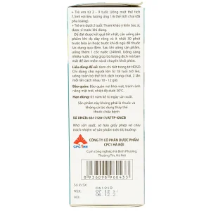 Dung dịch Golistin-Soda CPC1 làm sạch phân trước khi phẫu thuật, chụp X-quang, nội soi (45ml)