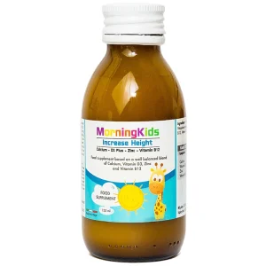 Dung dịch MorningKids Increase Height hỗ trợ duy trì sự phát triển bình thường của xương và răng (125ml)