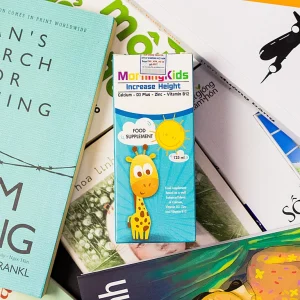 Dung dịch MorningKids Increase Height hỗ trợ duy trì sự phát triển bình thường của xương và răng (125ml)