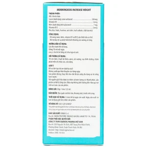 Dung dịch MorningKids Increase Height hỗ trợ duy trì sự phát triển bình thường của xương và răng (125ml)