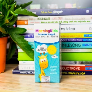 Dung dịch MorningKids Increase Height hỗ trợ duy trì sự phát triển bình thường của xương và răng (125ml)