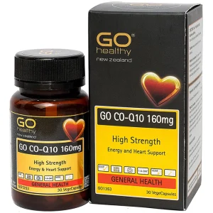 Viên uống Go Co-Q10 160mg hỗ trợ giảm quá trình lão hóa tim mạch (30 viên)