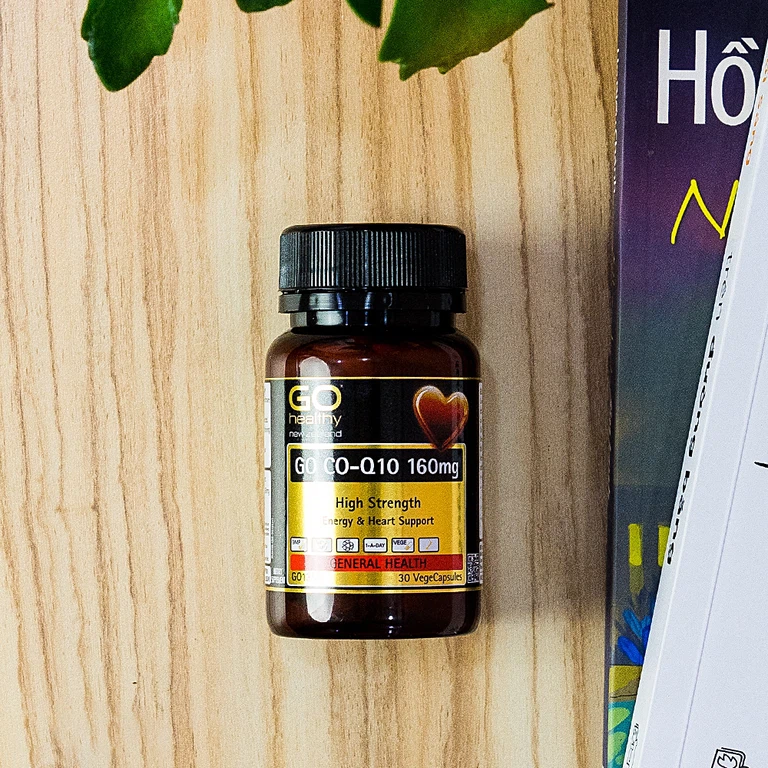 Viên uống Go Co-Q10 160mg hỗ trợ giảm quá trình lão hóa tim mạch (30 viên)