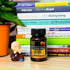Viên uống Go Co-Q10 160mg hỗ trợ giảm quá trình lão hóa tim mạch (30 viên)