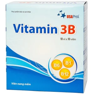 Viên uống Vitamin 3B USAPHA bổ sung vitamin B cho cơ thể (10 vỉ x 10 viên)