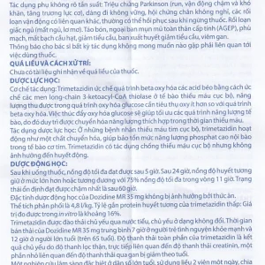 Thuốc Dozidine MR 35mg Domesco điều trị triệu chứng đau thắt ngực ổn định (6 vỉ x 10 viên)