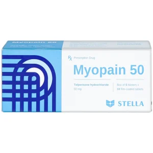 Thuốc Myopain 50 Stella điều trị chứng co cứng cơ sau đột quỵ (5 vỉ x 10 viên)