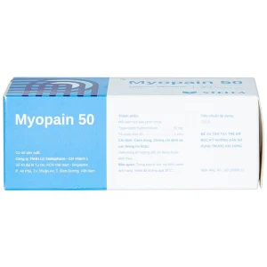 Thuốc Myopain 50 Stella điều trị chứng co cứng cơ sau đột quỵ (5 vỉ x 10 viên)