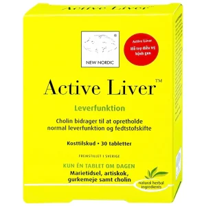 Viên uống Active Liver hỗ trợ điều trị bệnh gan (2 vỉ x 15 viên)