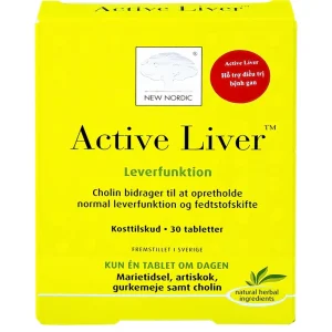 Viên uống Active Liver hỗ trợ điều trị bệnh gan (2 vỉ x 15 viên)