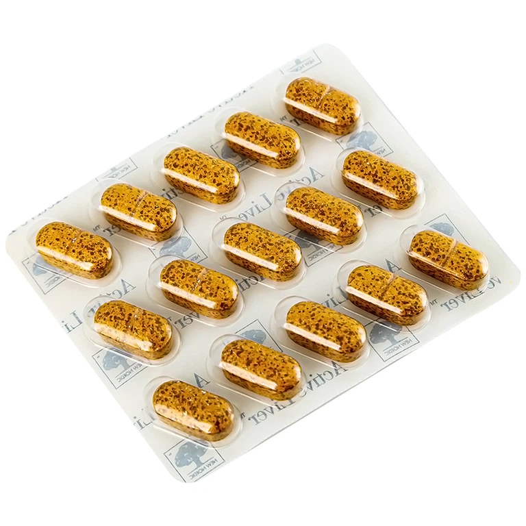 Viên uống Active Liver hỗ trợ điều trị bệnh gan (2 vỉ x 15 viên)