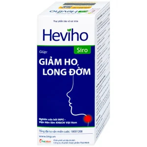 Siro Heviho Thái Minh giảm đau rát họng, giảm ho, long đờm (100ml)