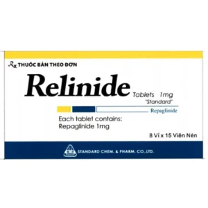 Thuốc Relinide 1mg Standard Chem & Pharm điều trị đái tháo đường típ 2 (8 vỉ x 15 viên)