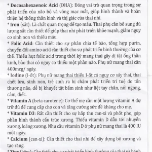 Viên uống Prenatal One Vitamins For Life cung cấp DHA, Vitamin và khoáng chất thiết yếu (30 viên)