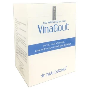Viên uống VinaGout Thái Dương hỗ trợ giảm acid uric, giảm triệu chứng sưng đau do gout (10 vỉ x 6 viên)