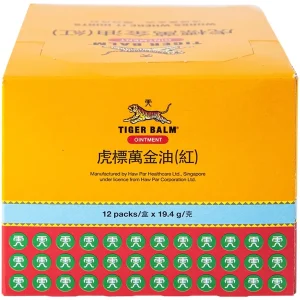 Thuốc mỡ Tiger Balm Red Ointment Haw Par giảm đau và nhức cơ, bong gân (19,4g)