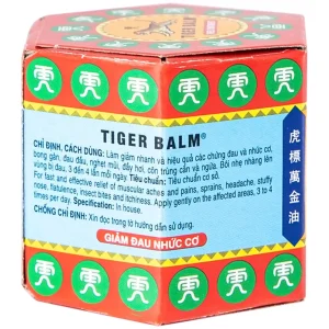 Thuốc mỡ Tiger Balm Red Ointment Haw Par giảm đau và nhức cơ, bong gân (19,4g)