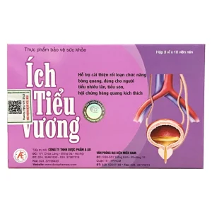 Viên uống Ích Tiểu Vương Á Âu hỗ trợ cải thiện rối loạn chức năng bàng quang (3 vỉ x 10 viên)