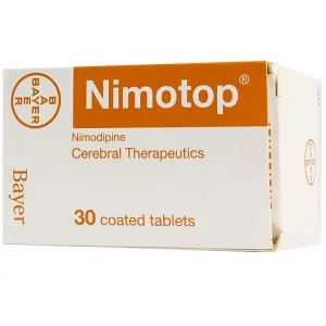 Viên nén Nimotop Bayer phòng và điều trị thiếu máu cục bộ (3 vỉ x 10 viên)