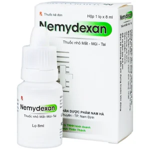 Thuốc nhỏ mắt mũi tai Nemydexan Nam Hà điều trị viêm kết mạc, viêm mũi, viêm tai ngoài (8ml)