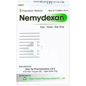 Thuốc nhỏ mắt mũi tai Nemydexan Nam Hà điều trị viêm kết mạc, viêm mũi, viêm tai ngoài (8ml)