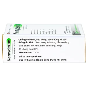 Thuốc nhỏ mắt mũi tai Nemydexan Nam Hà điều trị viêm kết mạc, viêm mũi, viêm tai ngoài (8ml)