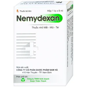 Thuốc nhỏ mắt mũi tai Nemydexan Nam Hà điều trị viêm kết mạc, viêm mũi, viêm tai ngoài (8ml)