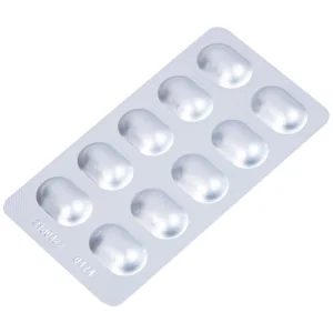 Viên nén Katrypsin Fort 8400IU Khapharco điều trị phù nề sau chấn thương, sau mổ (10 vỉ x 10 viên)